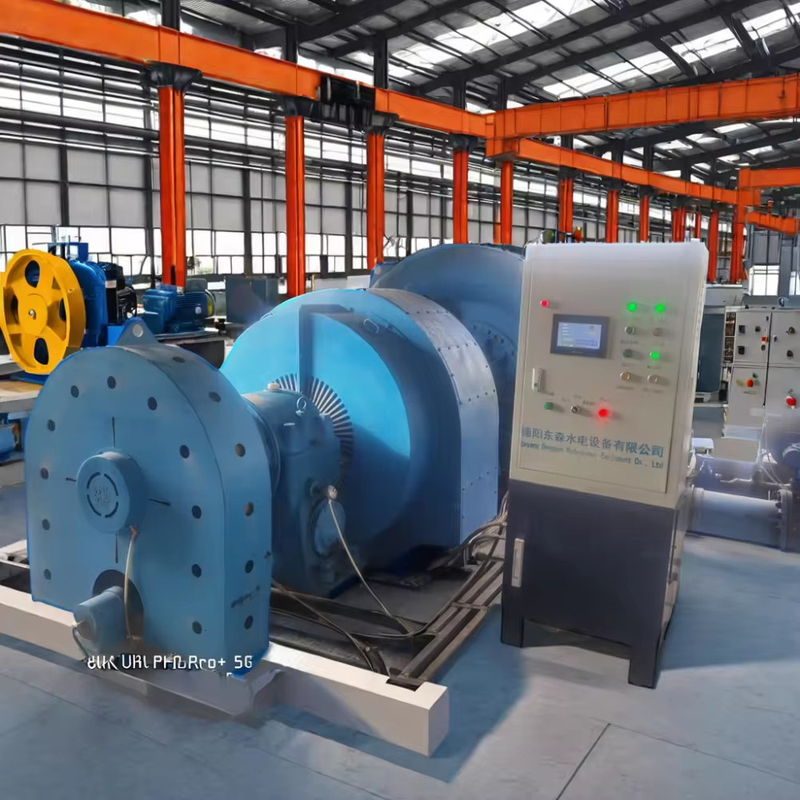 200kw-20mw Generator Turbin Hidro Untuk Berbagai Kepala Air 50HZ/60HZ Frekuensi 450-1000rpm