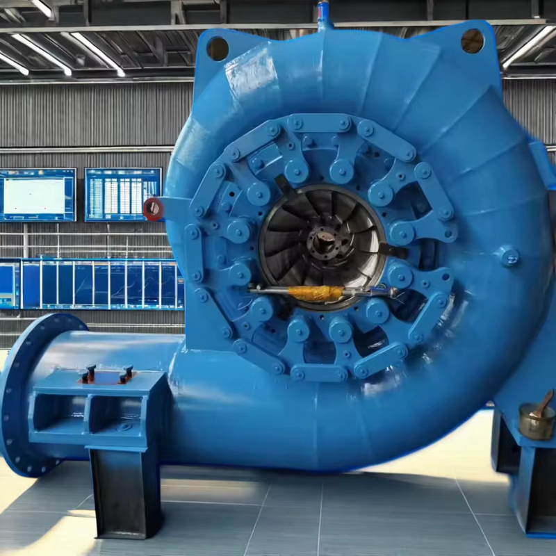 Kapasitas baja Kaplan Turbin Hidro Francis Turbin Hidro Model kustom untuk 200kw-20mw Power Scale