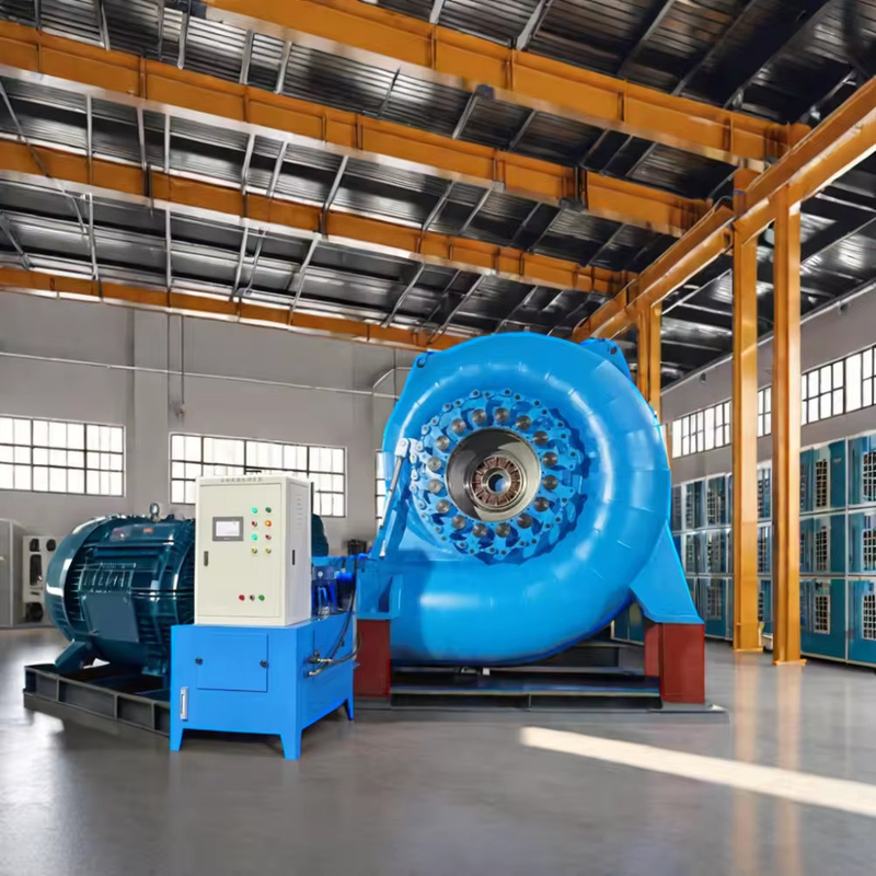 Turbin Air Kepala Tinggi / Francis Turbine Generator untuk Kepala Air 5m-500m
