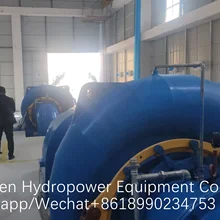 Warna yang disesuaikan Air / Air pendingin Generator turbin air hidroelektrik Untuk instalasi luar ruangan