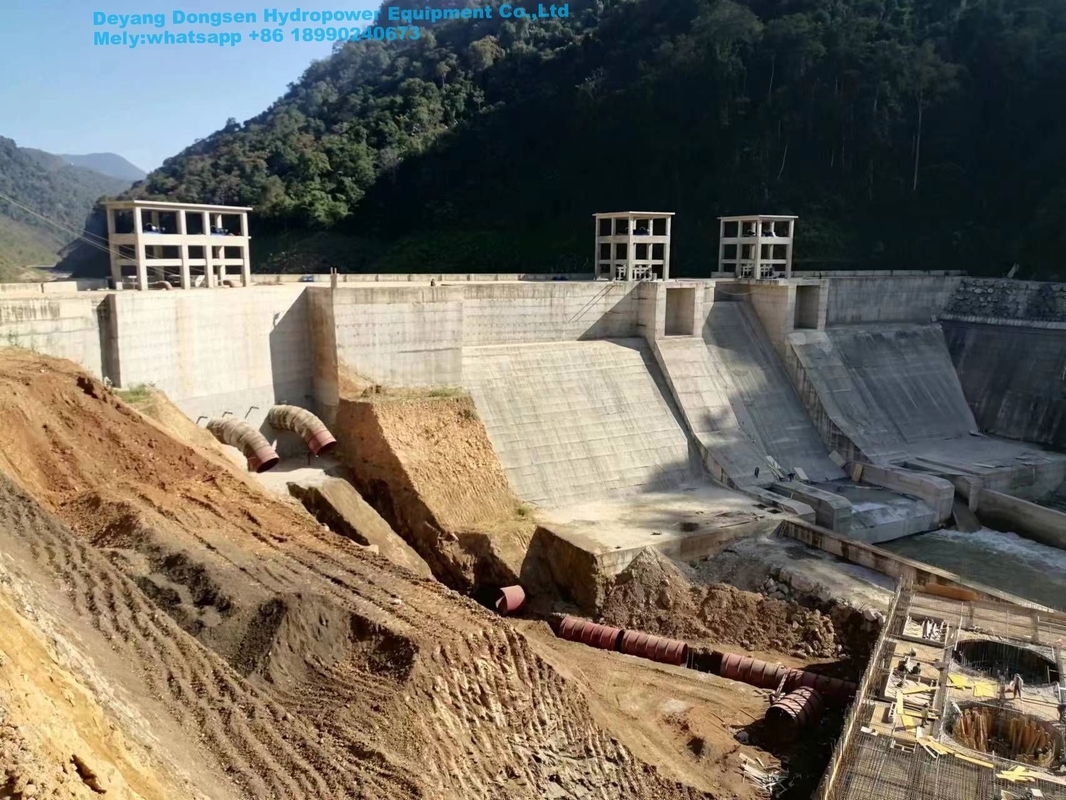 Stainless Steel Durability Hydroturbine Generator Untuk Kepala 5m-500m Dan Kapasitas 200kw-20mw