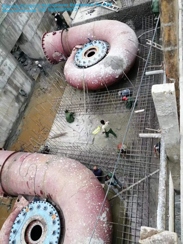 Stainless Steel Durability Hydroturbine Generator Untuk Kepala 5m-500m Dan Kapasitas 200kw-20mw