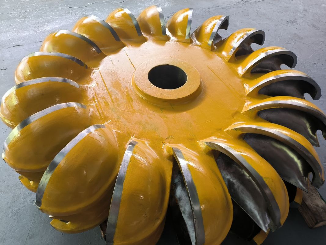 Daya nominal 1 sampai 10 MW Turbin Hidro Runner Solusi Generasi Energi Tinggi Bilah Disesuaikan untuk Pembangkit Listrik Tenaga Air