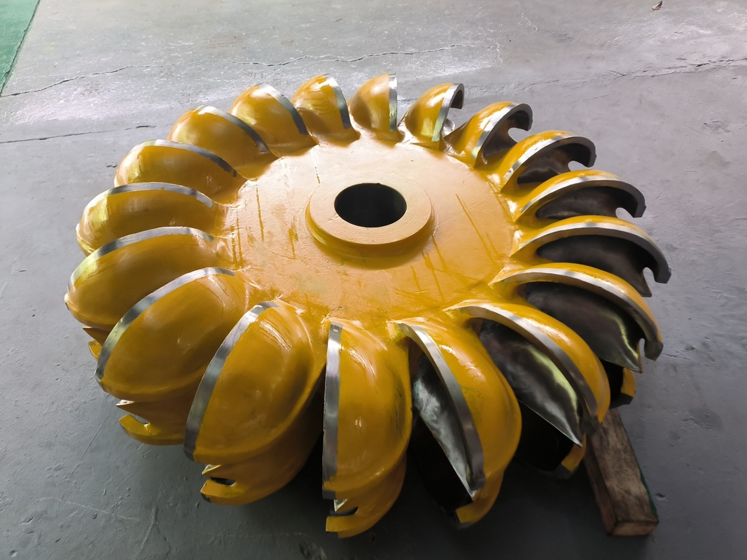 Precision Hydro Turbine Runner Dengan Blade yang Bisa Berubah Anti korosi dengan stainless steel atau baja karbon