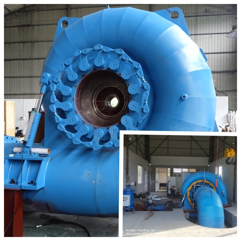 Vertikal atau Horisontal 1000kw Francis Water Turbine Generator Dengan Kontrol Otomatis