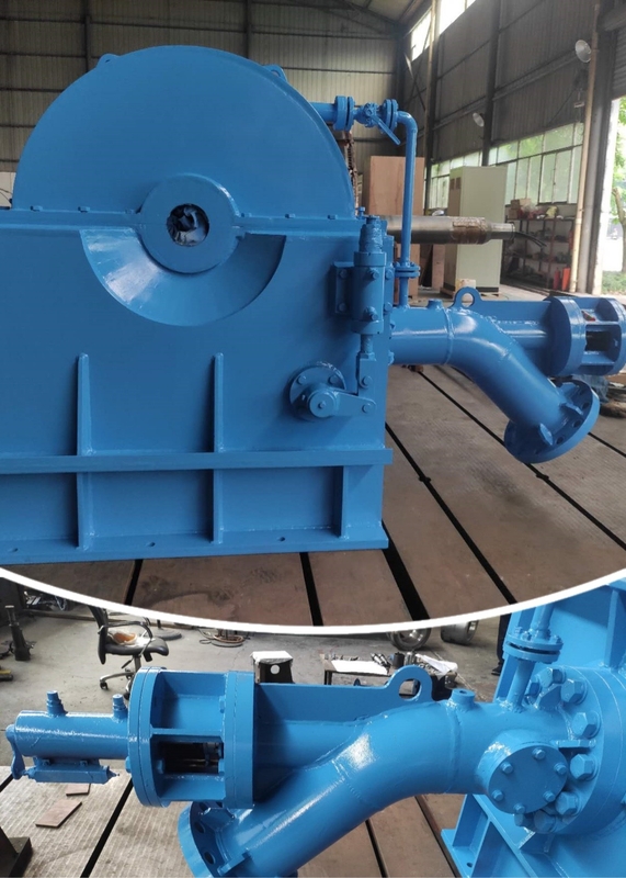 100-1000A Rated Current Air / Minyak Dingin besi cor / stainless steel Pelton tipe turbin generator