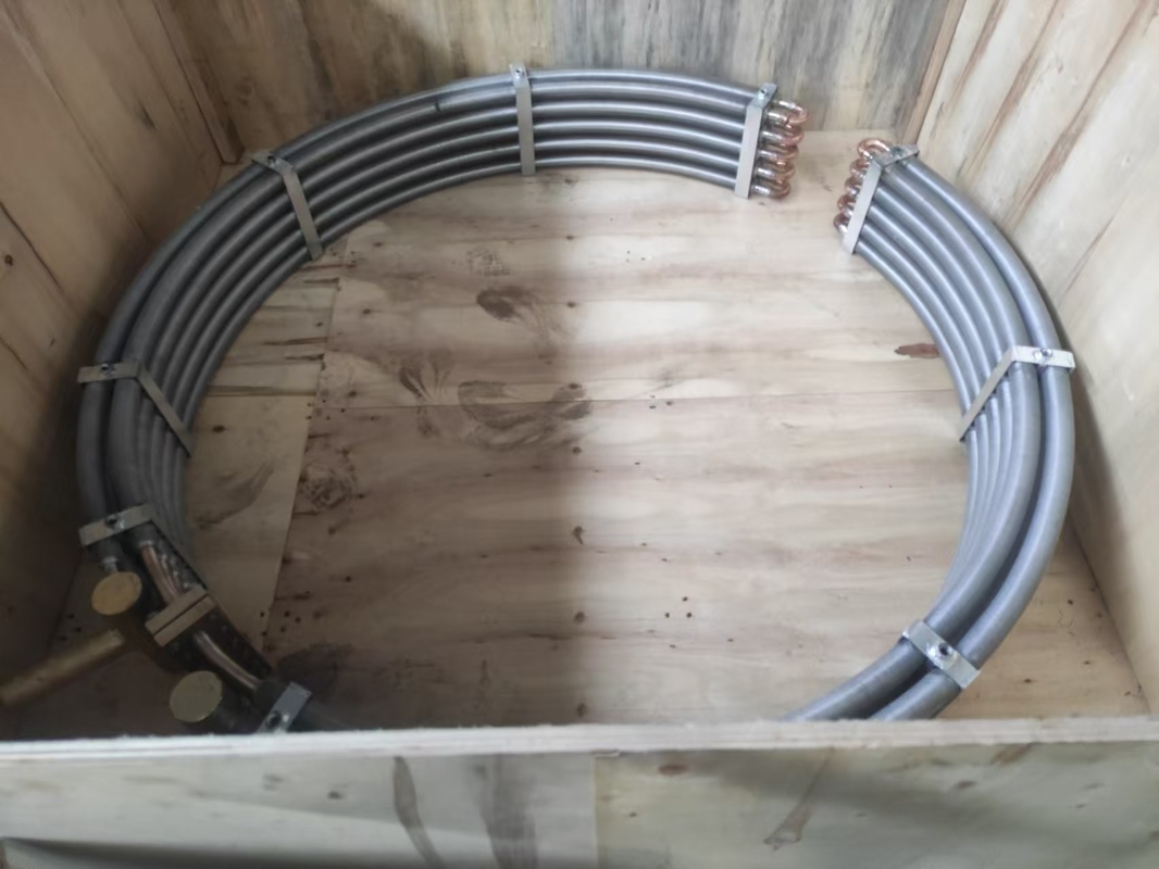 Cooler minyak tahan lama untuk turbin hidro dengan kisaran suhu 0-80.C dan kisaran kecepatan 150RPM-1000RPM