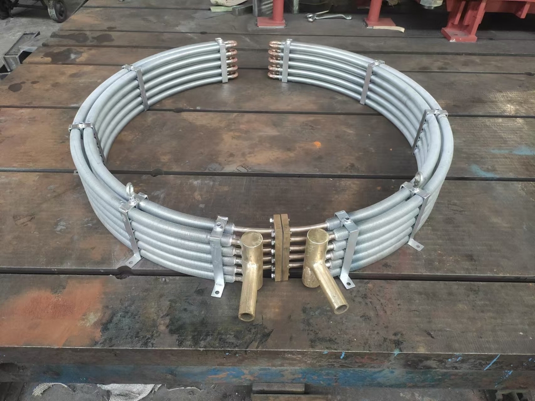 Cooler minyak tahan lama untuk turbin hidro dengan kisaran suhu 0-80.C dan kisaran kecepatan 150RPM-1000RPM