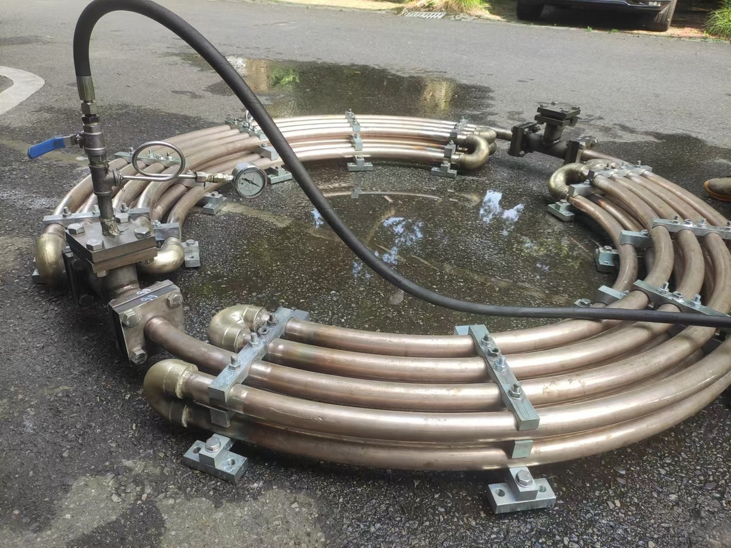 Cooler minyak tahan lama untuk turbin hidro dengan kisaran suhu 0-80.C dan kisaran kecepatan 150RPM-1000RPM