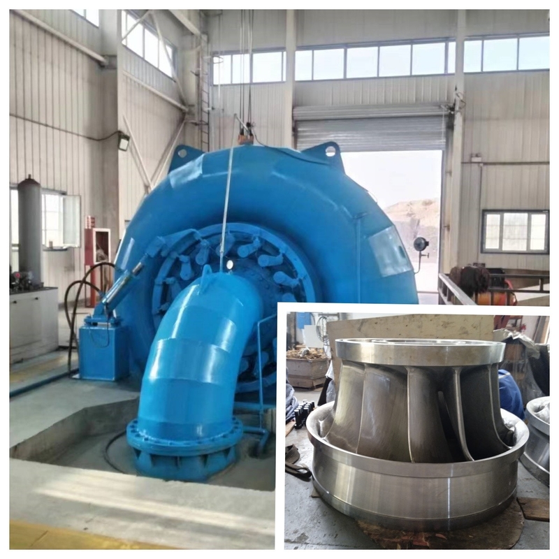 Pemasok Turbin Hidro dengan Unit Generator yang Terbuat dari Baja dan Baja Tidak Karat Kualitas Tinggi