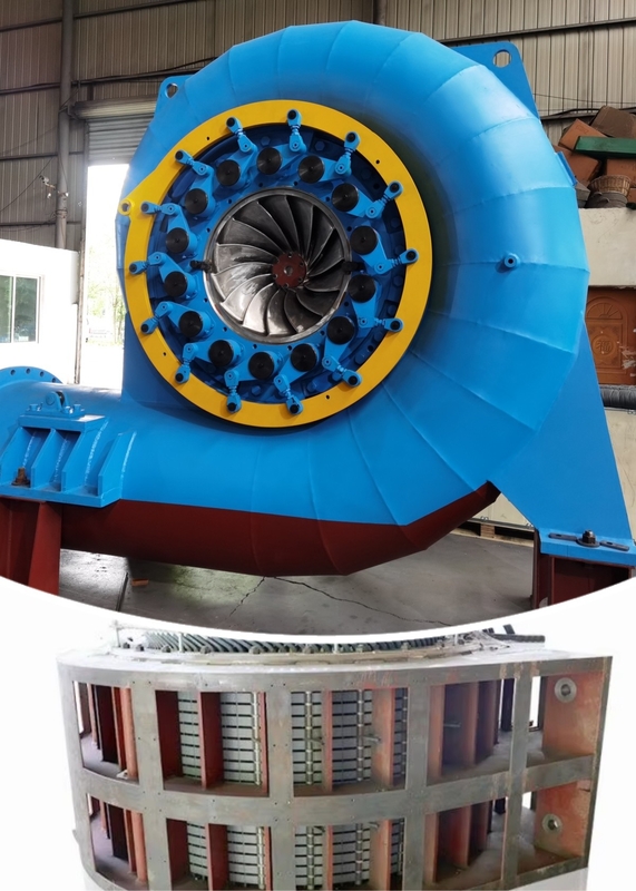 Kepala Air 20m-200m Francis Hydro Turbines Generator dengan 88-96% Efisiensi dan Kinerja