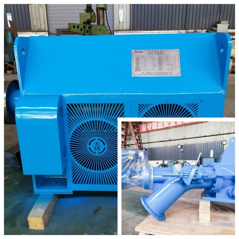 Generator Turbin Turbo bertenaga tinggi dengan micro governor DC power supply untuk pembangkit listrik tenaga air