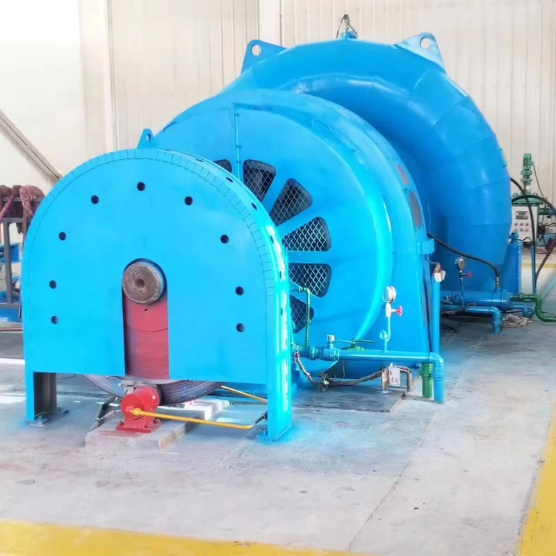 220V-690V Turbin Air Generator Dengan Air / Air Cooling Dan Warna Disesuaikan