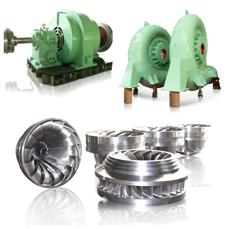 3200kw sampai 5000kw Hydro Power Francis Turbine Alternator Generator untuk Turbin Air Hydro Generator