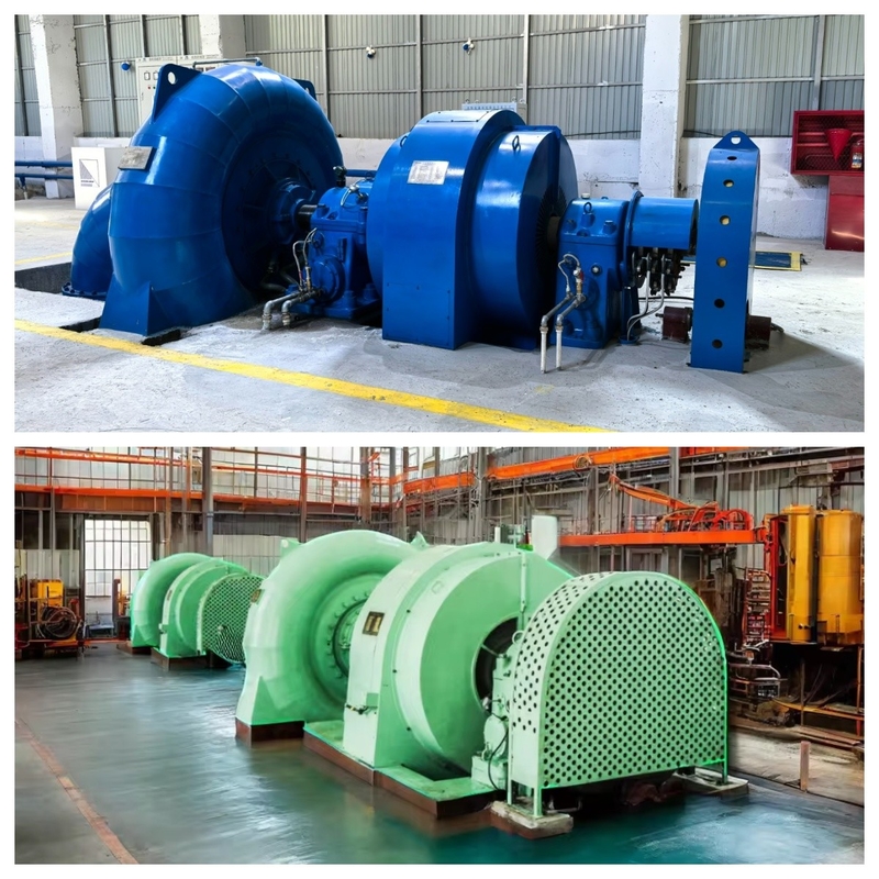 Disesuaikan Francis Turbine Generator Dengan Peralatan Listrik Microgovernor Untuk PLTU