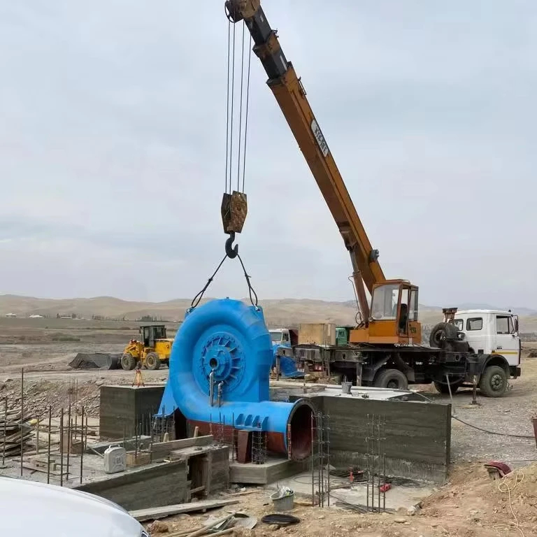Stang baja dan stainless steel Francis Turbine Generator Generator Air 50HZ/60HZ