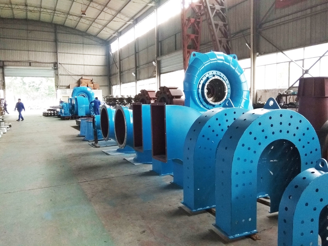 4 MW Kapasitas Turbin Hidro Tipe Francis Untuk Sustainablemini Power Station