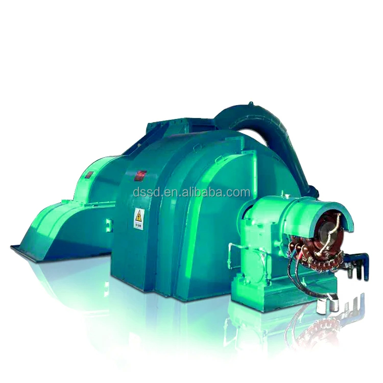 Turbin Pelton Kepala Untuk pembangkit listrik tenaga air Kapasitas 5-50t Frekuensi nominal 50/60Hz Mode eksitasi tanpa sikat atau tiristor