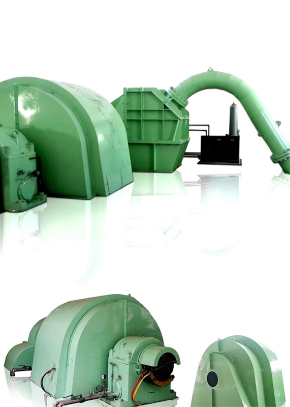 Aliran Desain yang Dapat Dikustomisasi 0,48 M3/s Untuk 1,23 M3/s PeltonR Generator Turbin Unner untuk Pembangkit Listrik Tenaga Air