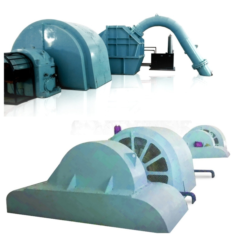 Aliran Desain yang Dapat Dikustomisasi 0,48 M3/s Untuk 1,23 M3/s PeltonR Generator Turbin Unner untuk Pembangkit Listrik Tenaga Air