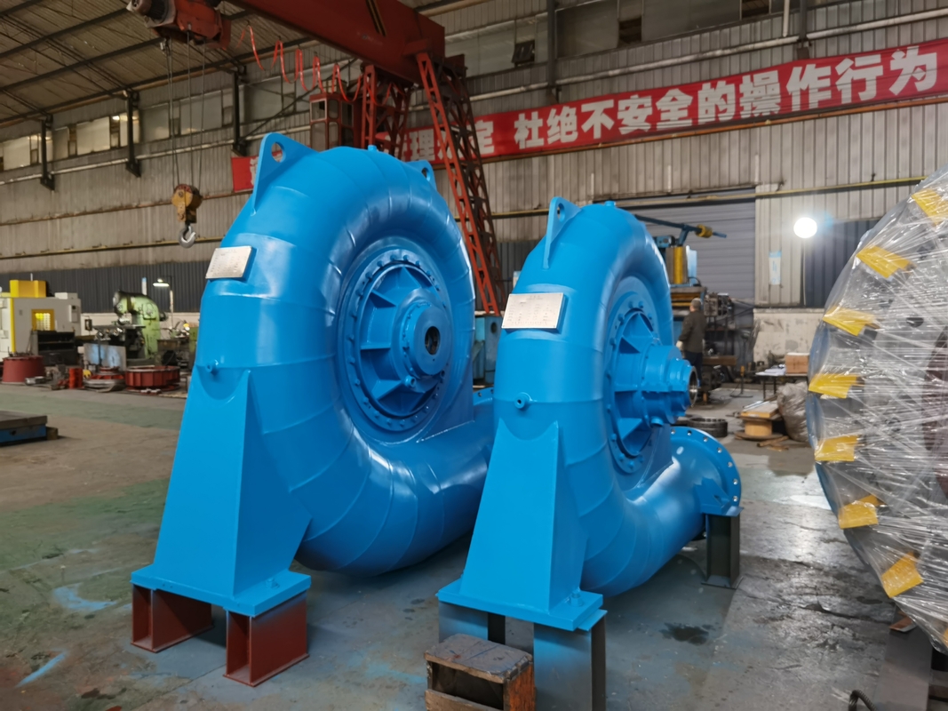 Kontrol Otomatis Penuh Generator Turbin Air Hidro Horizontal Kecil dengan Kegairahan Silikon Statik