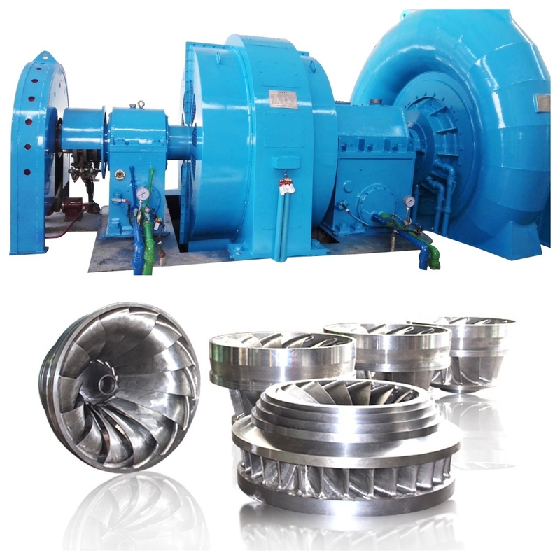 450-1000RPM Kecepatan Nominal Francis Turbin Air Generator untuk pembangkit listrik tenaga air