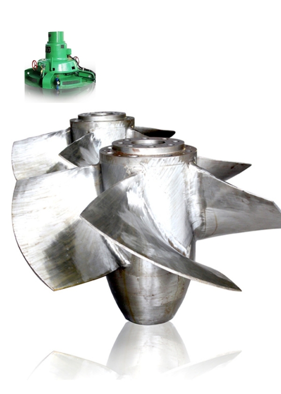 Disesuaikan Kaplan Hydro Turbine Generator Runner Diameter 0,6-2m Untuk Output