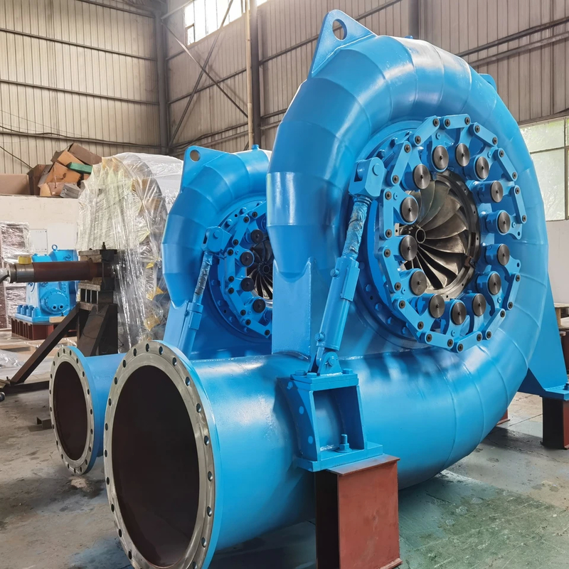 Generator Turbin Hidrofrekuensi 50HZ dengan Efisiensi 88-96% dan Kapasitas Tinggi 300kw-20mw