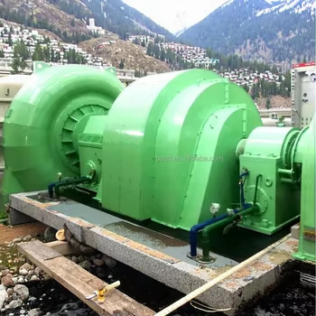 Mempertahankan 85% Efisiensi pada 40-110% varians beban Efisiensi turbin tenaga air Tegangan nominal 400V 600V 800V 11KV 13.8KV