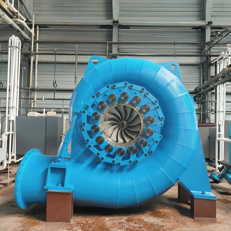 Mempertahankan 85% Efisiensi pada 40-110% varians beban Efisiensi turbin tenaga air Tegangan nominal 400V 600V 800V 11KV 13.8KV