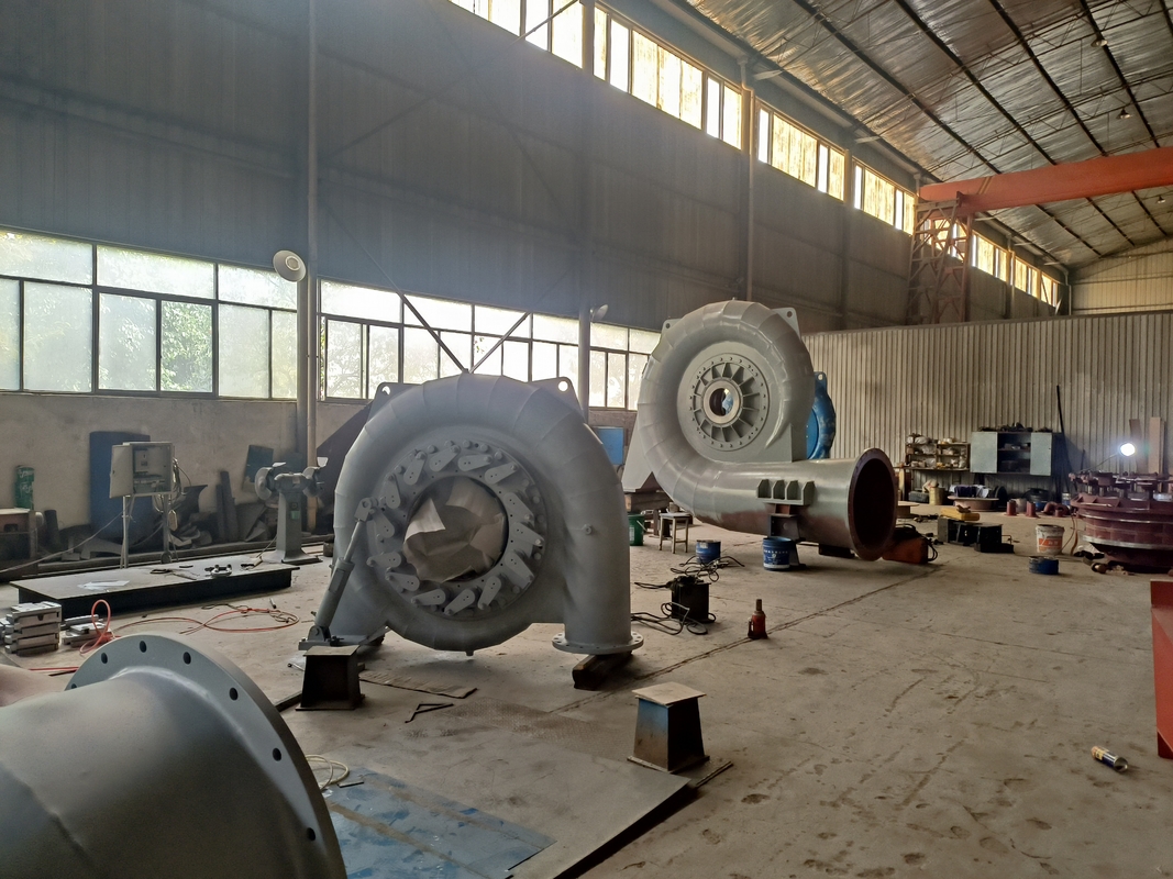 Lebih dari 30 Tahun Waktu Hidup dan Kisaran Kecepatan 150RPM-1000RPM Generator Turbin Air untuk Industri