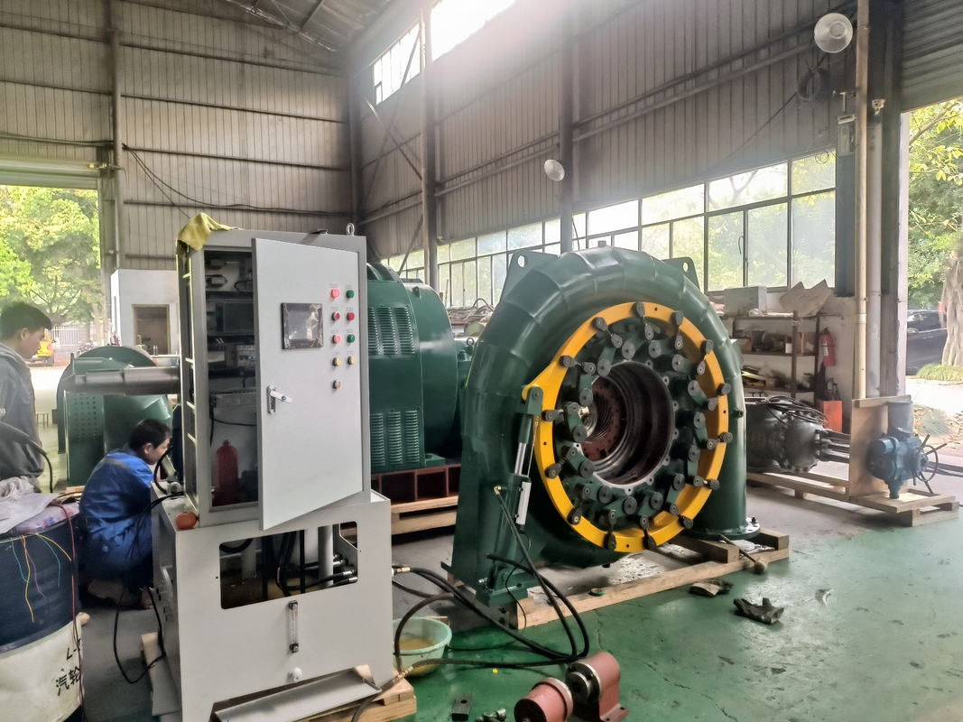 Besar Pipa Diameter DN2250-3200mm Francis Water Turbine Generator untuk aliran tinggi tingkat pembangkit listrik tenaga air