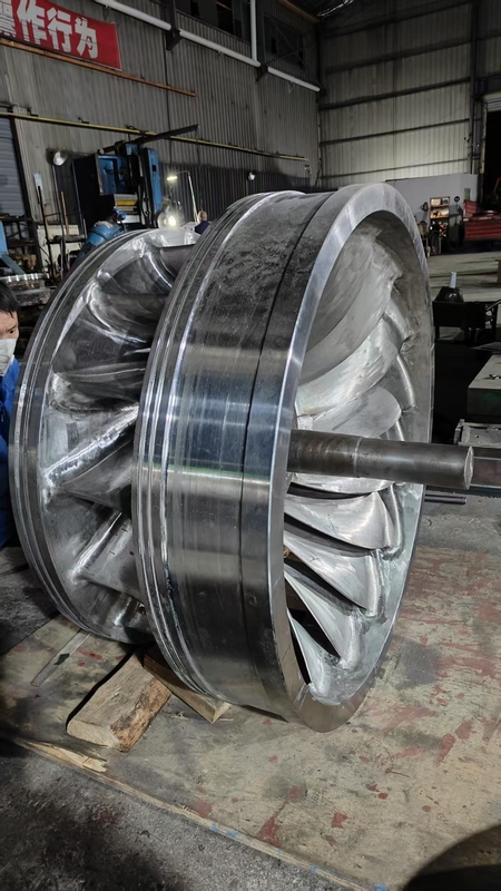 Diameter Runner 0,5 10 meter Turbin tenaga air baja tahan karat untuk produksi energi yang ramah lingkungan dan berkelanjutan