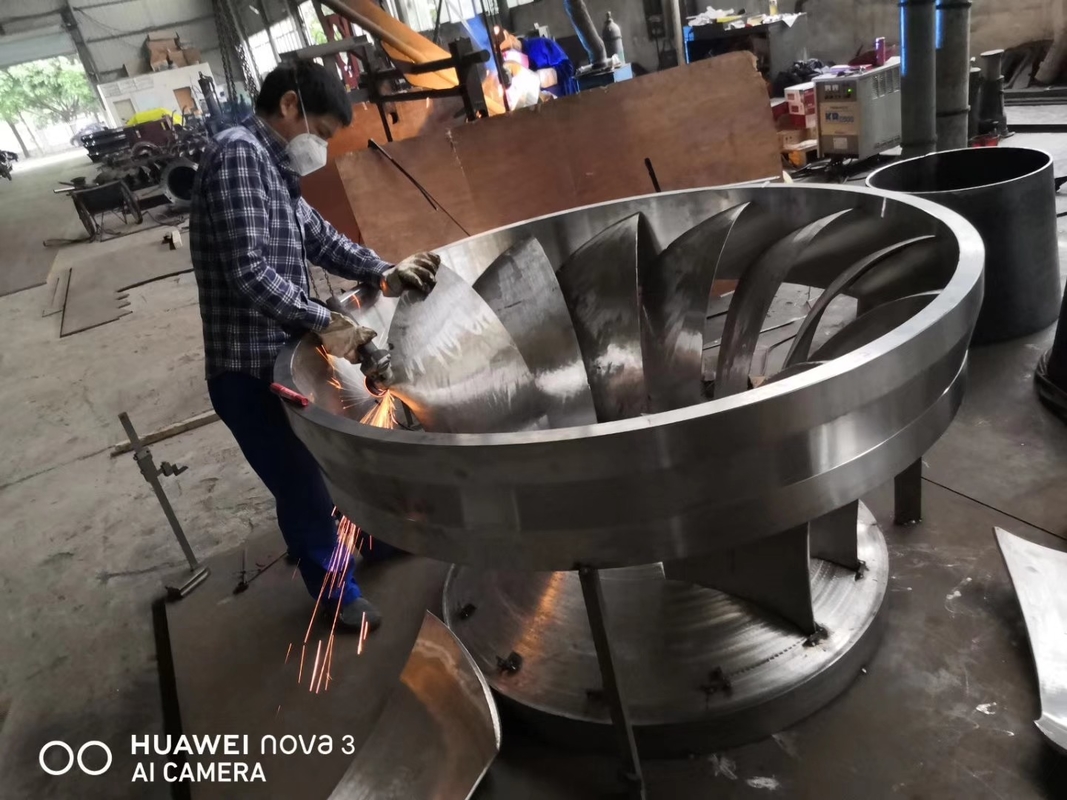 Diameter Runner 0,5 10 meter Turbin tenaga air baja tahan karat untuk produksi energi yang ramah lingkungan dan berkelanjutan