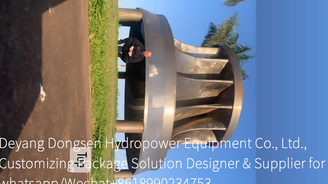 Turbin Hidro baja tahan karat untuk produksi energi yang tahan lama