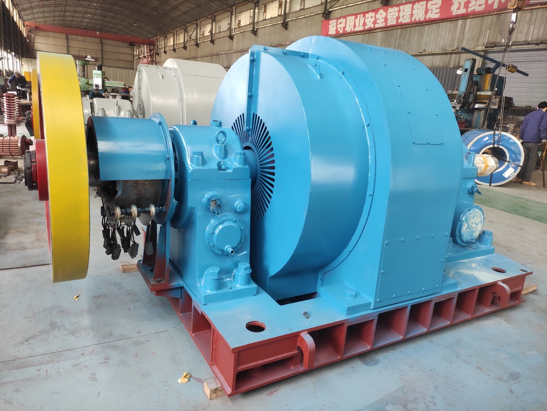 100KW-3MW Hydro Turbine Generator Dengan Klep Kupu-kupu Dan Governor Mikrokomputer Hidraulik Tinggi