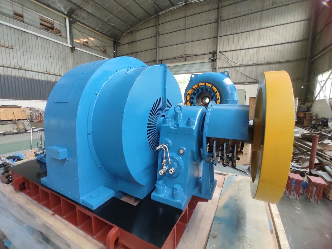 220V/380V/400V tegangan nominal Francis Hydro Turbine disesuaikan untuk kebutuhan Anda