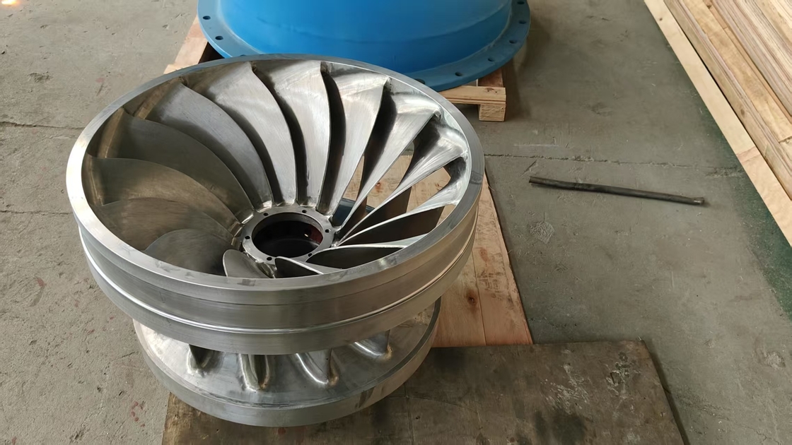 Turbin Hidro Berputar Berkecepatan Tinggi atau Rendah dengan Bahan Logam Kekerasan pada 600RPM dan 750RPM