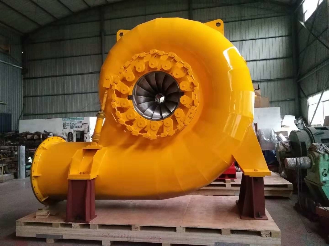 30-50 Tahun Umur Generator Turbin Hidro dengan Kapasitas Tinggi 300kw-20mw dan bahan pelari baja tahan karat
