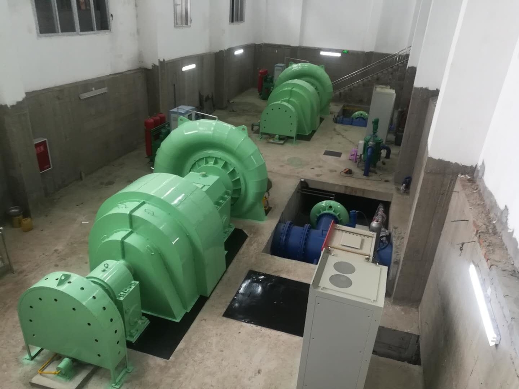 30-50 Tahun Umur Generator Turbin Hidro dengan Kapasitas Tinggi 300kw-20mw dan bahan pelari baja tahan karat
