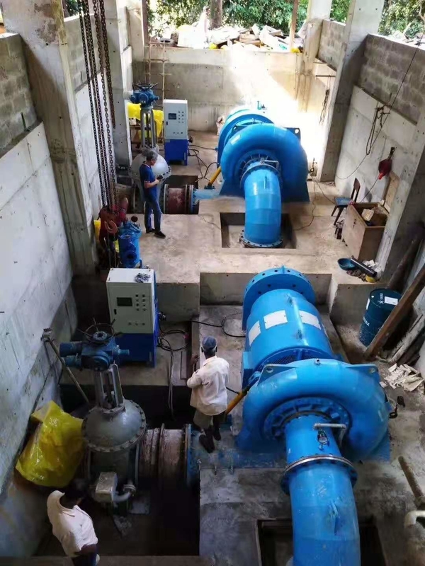 30-50 Tahun Umur Turbin Air Kepala Tinggi untuk Tingkat Aliran Air yang Bisa Disesuaikan dan Desain yang Dapat Dikustomisasi