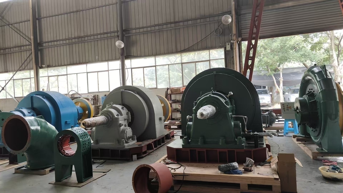Jenis bilah yang dapat disesuaikan Stainless Steel Hydro Turbine Runner dengan kecepatan rotor 1000rpm dan diameter outlet 1-5 meter