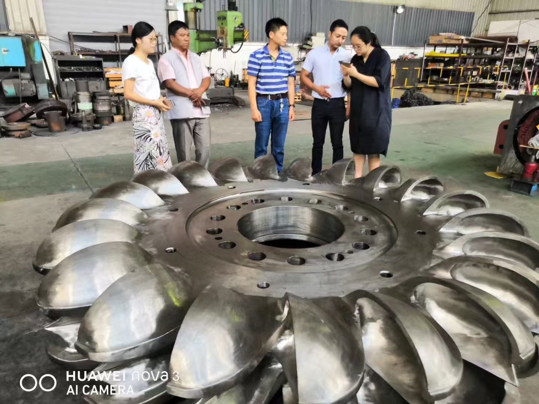Turbin Hidro tipe blade tetap atau disesuaikan untuk pembangkit listrik tenaga air