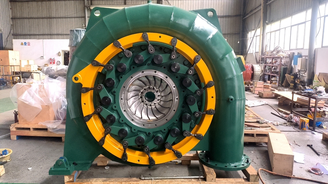 Pola Tata Letak Horizontal atau Vertikal Turbin Tenaga Air Jenis Generator Sinkron untuk Aplikasi Industri