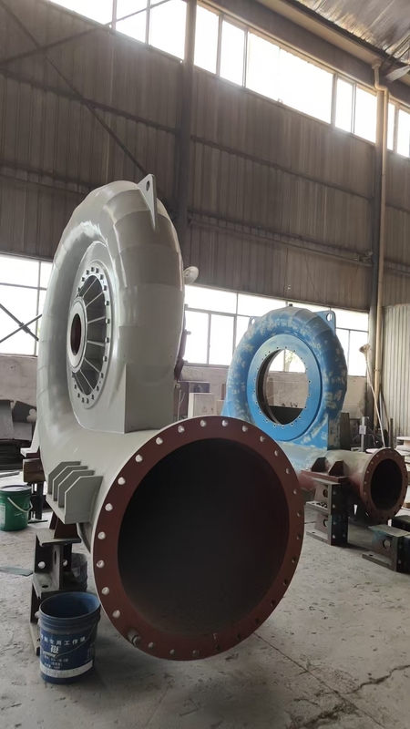 Pola Tata Letak Horizontal atau Vertikal Turbin Tenaga Air Jenis Generator Sinkron untuk Aplikasi Industri