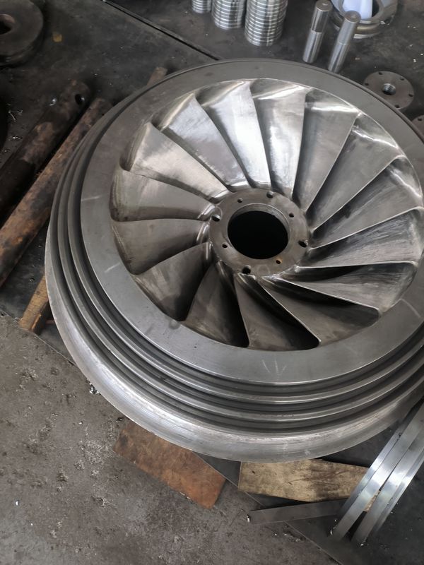 Diameter Inlet Disesuaikan 1-5 Meter Turbin Hidro Runner dengan dan Kecepatan Rotor Nominal 100rpm 200rpm 300rpm 500rpm 1000rpm