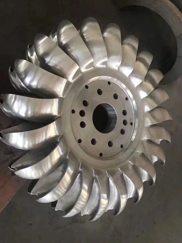 Diameter Inlet Disesuaikan 1-5 Meter Turbin Hidro Runner dengan dan Kecepatan Rotor Nominal 100rpm 200rpm 300rpm 500rpm 1000rpm