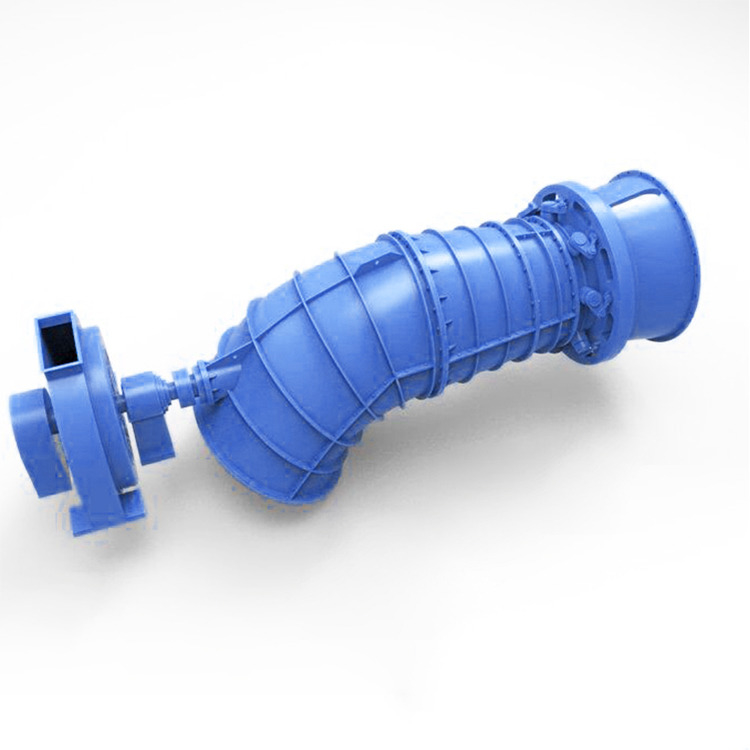 Sistem Kontrol Manual atau Otomatis Vertikal Kaplan Hydro Turbine Generator dengan Diameter Runner 1-10 Meter