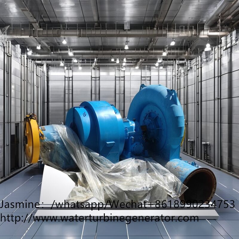 Generator Turbin Air Dingin Air dengan Instalasi Vertikal untuk 120M Untuk 200M Kepala Air Peralatan Energi Berkelanjutan