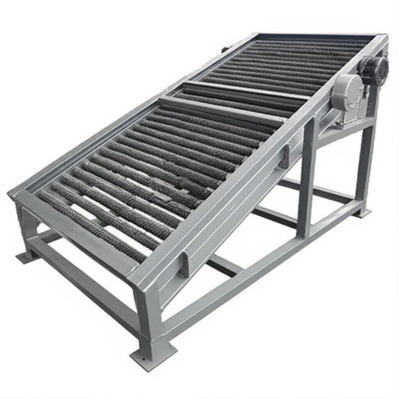 Mesin pembersih rak sampah bertenaga motor dengan ketebalan 4,5 sampai 16 mm dan rentang kecepatan 150RPM-1000RPM untuk penghapusan puing-puing industri